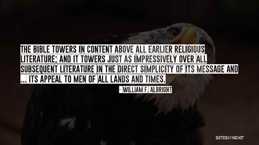 William F. Albright Quotes 571093