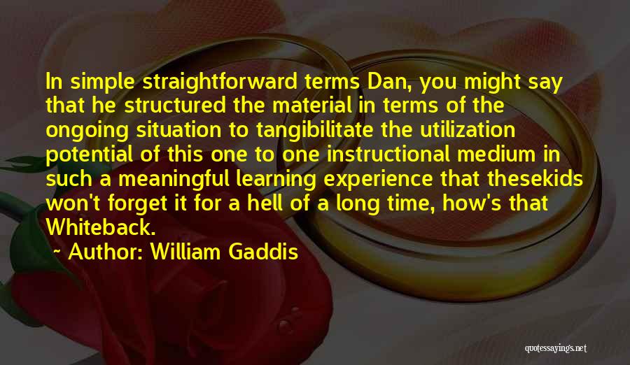 William Gaddis Quotes 1657335