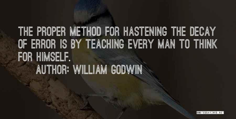 William Godwin Quotes 1887423