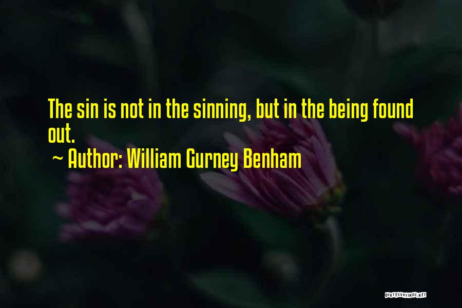 William Gurney Benham Quotes 606580