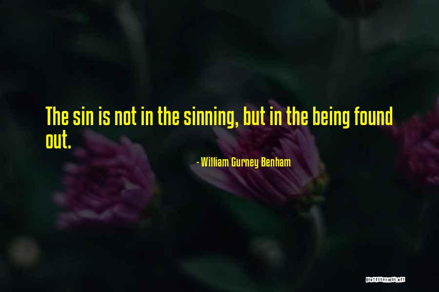 William Gurney Benham Quotes 606580