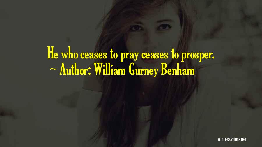 William Gurney Benham Quotes 846368
