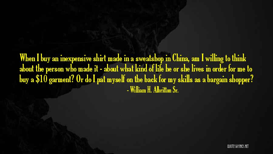 William H. Albritton Sr. Quotes 373471