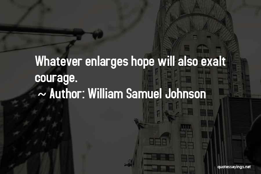William H Johnson Quotes By William Samuel Johnson