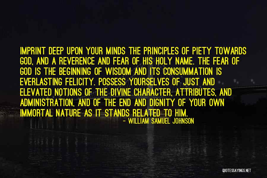 William H Johnson Quotes By William Samuel Johnson