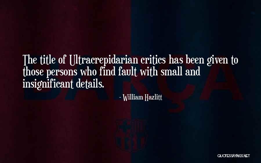 William Hazlitt Quotes 1407627