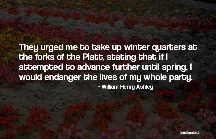 William Henry Ashley Quotes 811853