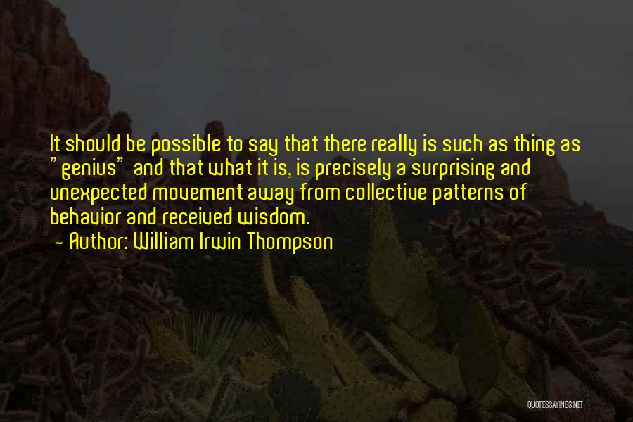 William Irwin Thompson Quotes 1047937