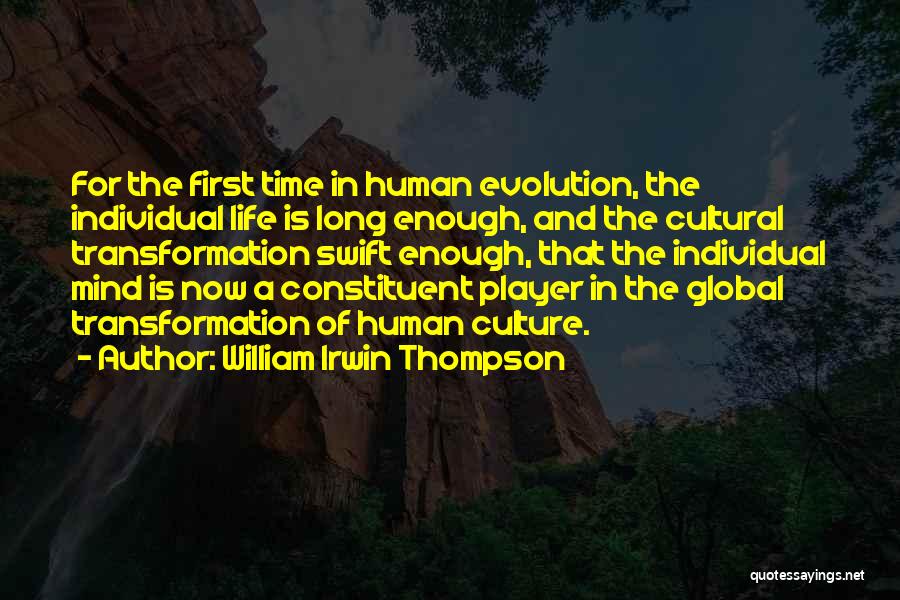 William Irwin Thompson Quotes 286345