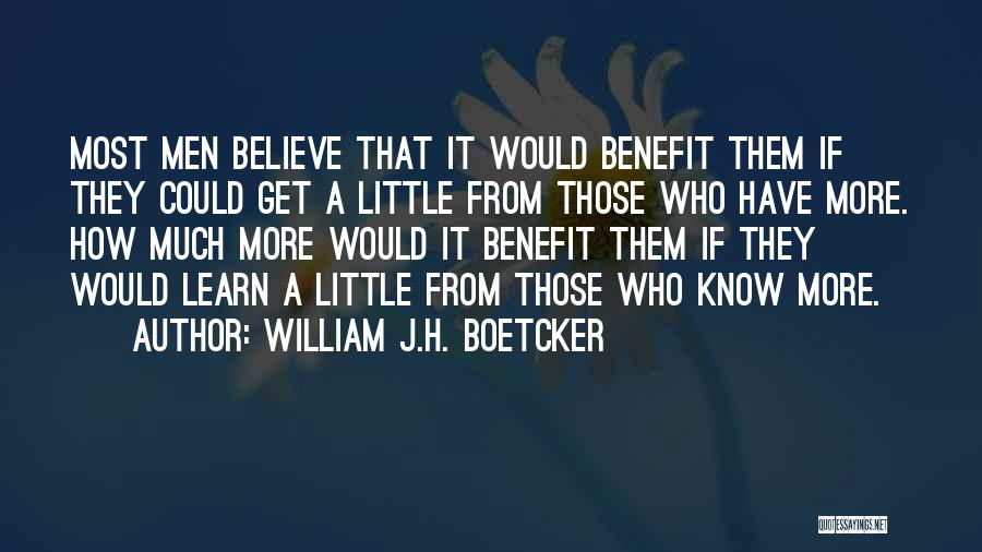 William J.H. Boetcker Quotes 1149295