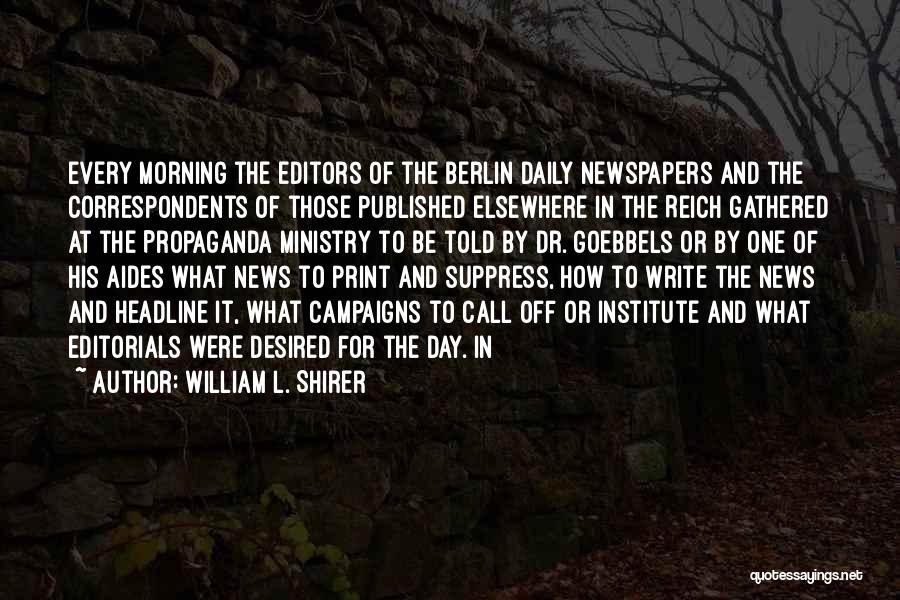 William L. Shirer Quotes 1642203