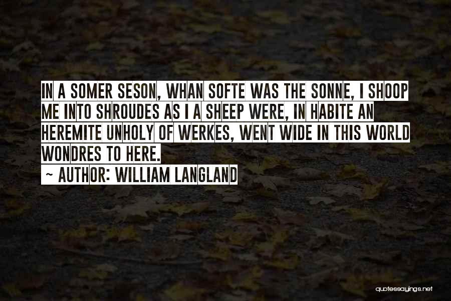 William Langland Quotes 883577