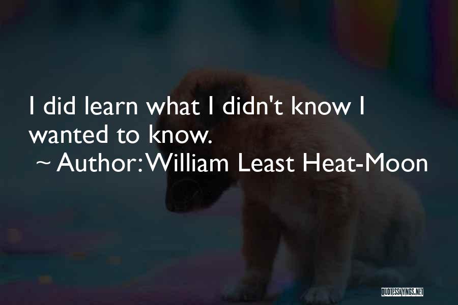 William Least Heat-Moon Quotes 266973