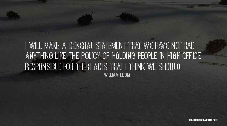 William Odom Quotes 987212