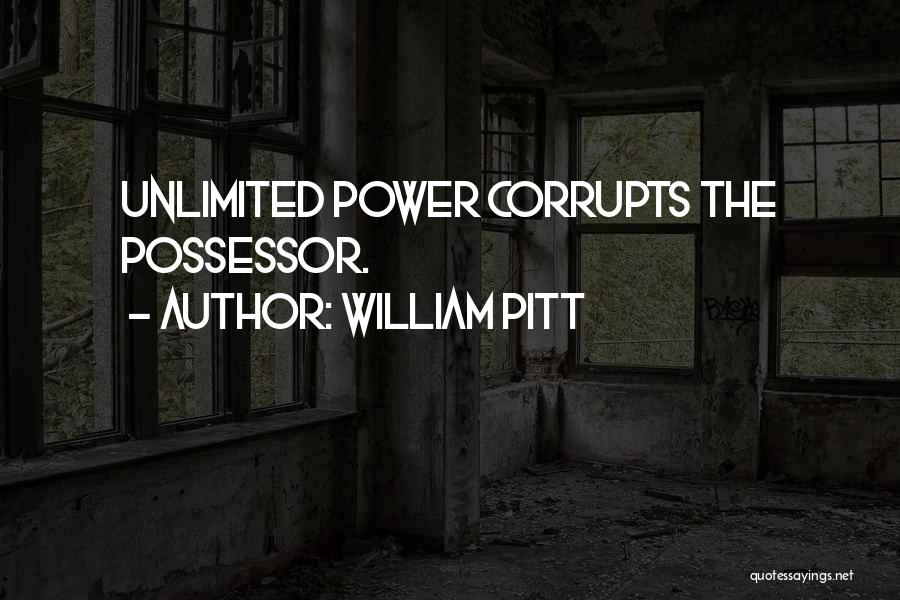 William Pitt Quotes 2131665