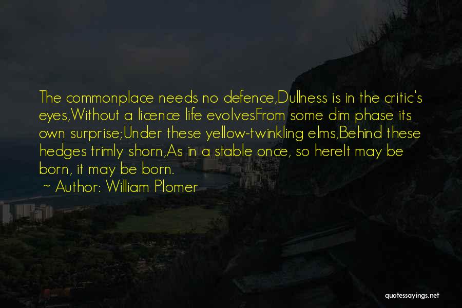 William Plomer Quotes 805476