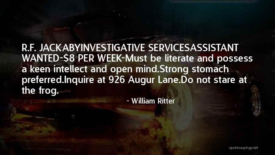 William Ritter Quotes 645292 William Ritter Quotes 645292