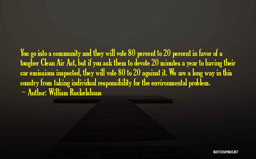 William Ruckelshaus Quotes 1188518