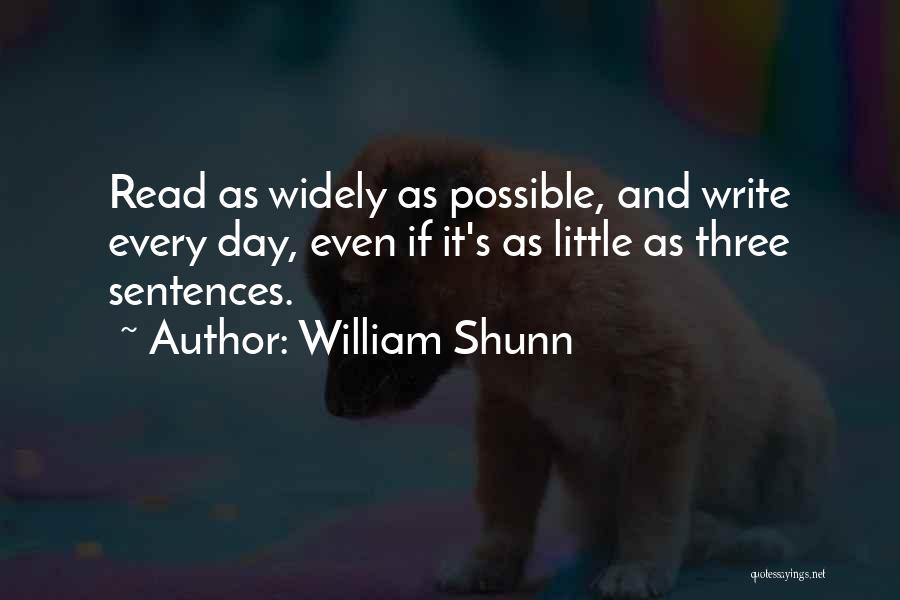 William Shunn Quotes 558971