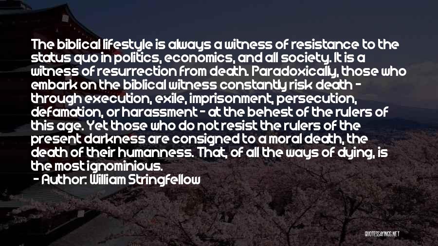 William Stringfellow Quotes 1713240