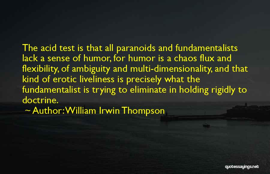 William T Thompson Quotes By William Irwin Thompson