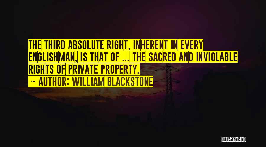 William The Third Quotes By William Blackstone