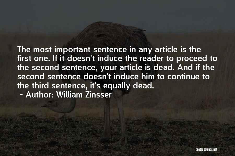 William The Third Quotes By William Zinsser