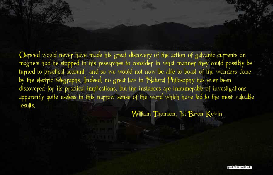 William Thomson, 1st Baron Kelvin Quotes 1639331