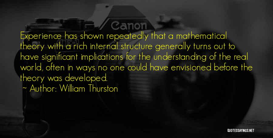 William Thurston Quotes 296863