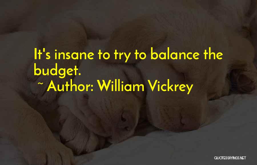 William Vickrey Quotes 1559828