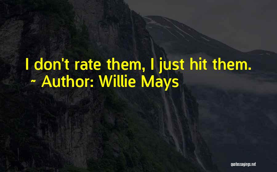 Willie Mays Quotes 1363459