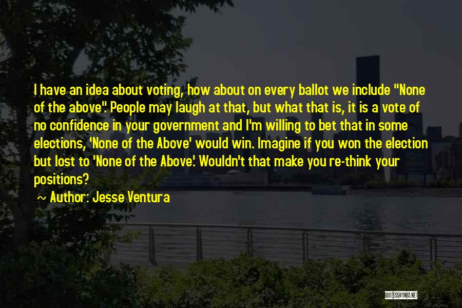 Willing To Win Quotes By Jesse Ventura