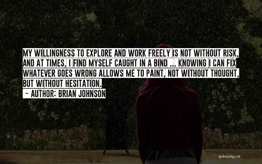 Willingness Quotes By Brian Johnson