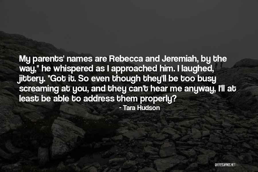 Wilmuth Street Quotes By Tara Hudson Wilmuth Street Quotes By Tara Hudson