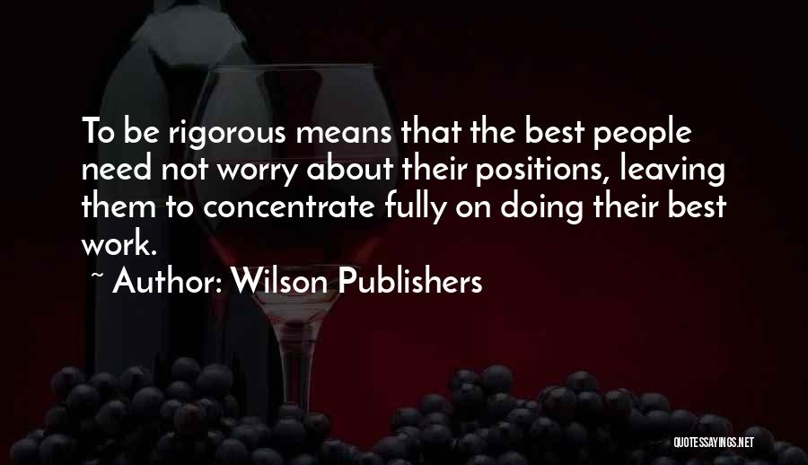 Wilson Publishers Quotes 1279350