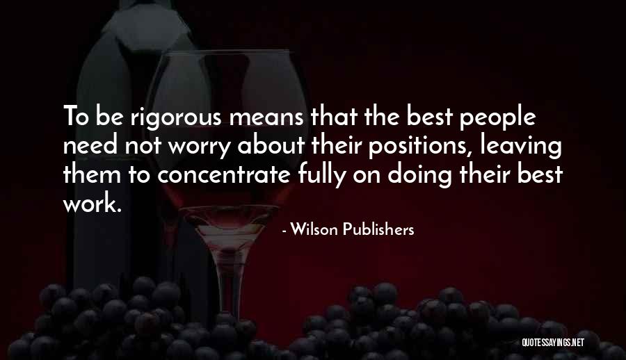 Wilson Publishers Quotes 1279350