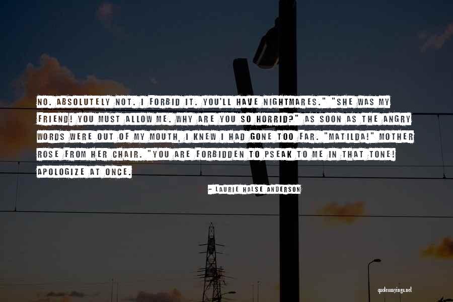 Wimaladharma Quotes By Laurie Halse Anderson Wimaladharma Quotes By Laurie Halse Anderson