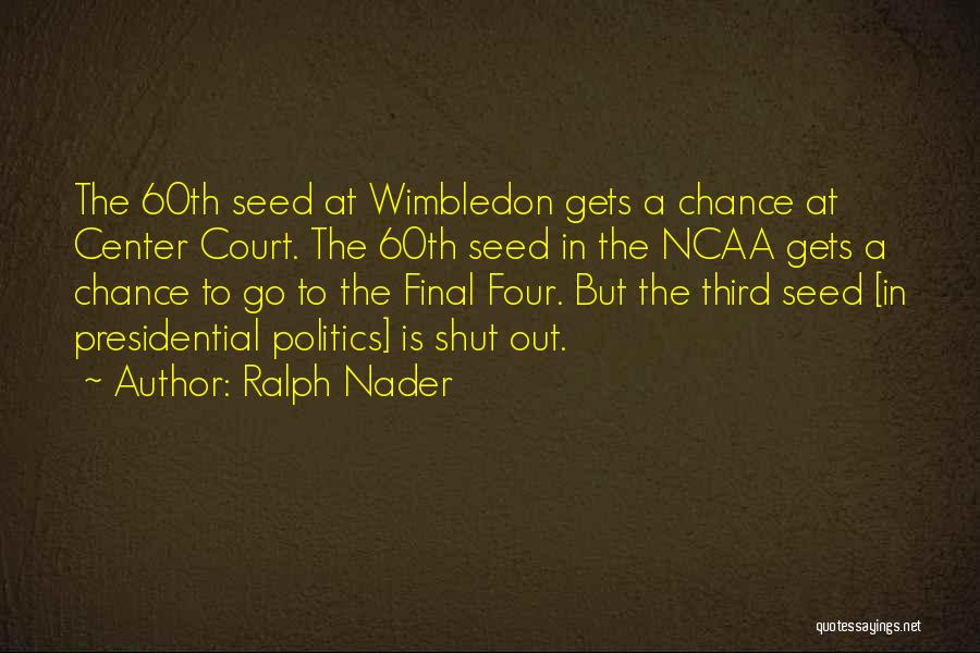 Wimbledon Quotes By Ralph Nader