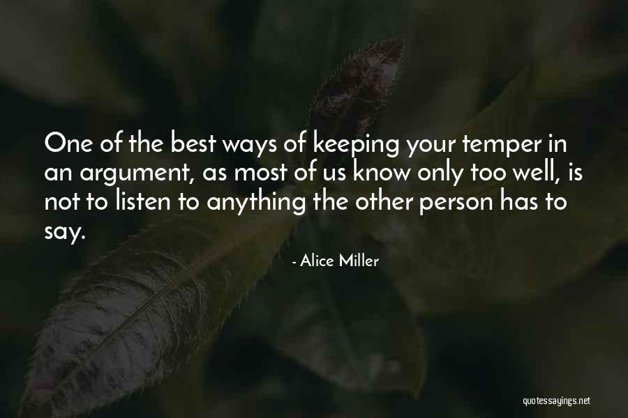 Wimpish Quotes By Alice Miller Wimpish Quotes By Alice Miller