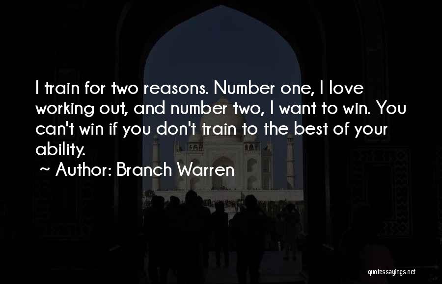 Win Love Quotes By Branch Warren