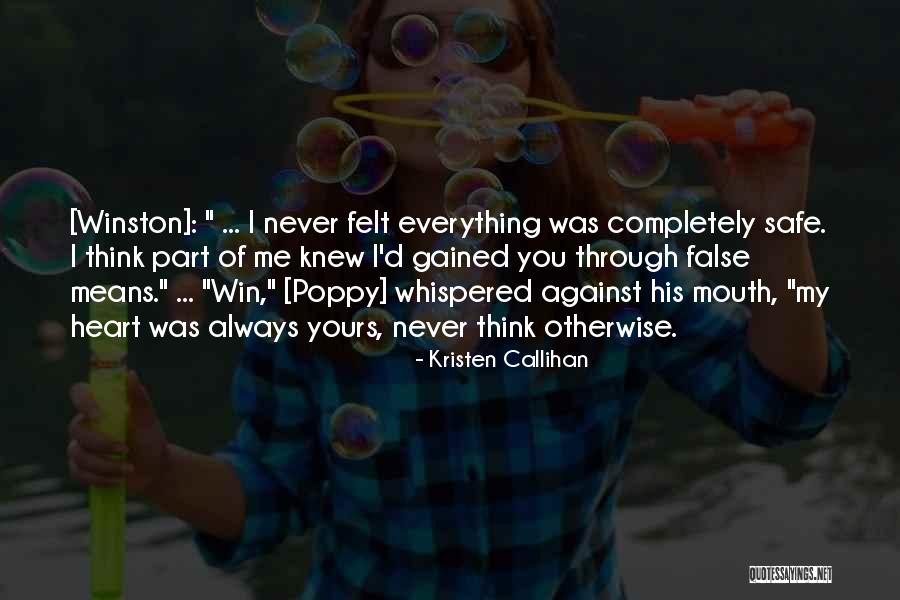 Win Love Quotes By Kristen Callihan