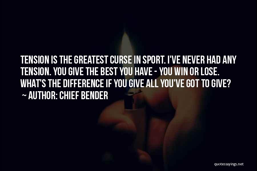 Win Sport Quotes By Chief Bender
