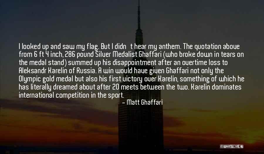 Win Sport Quotes By Matt Ghaffari