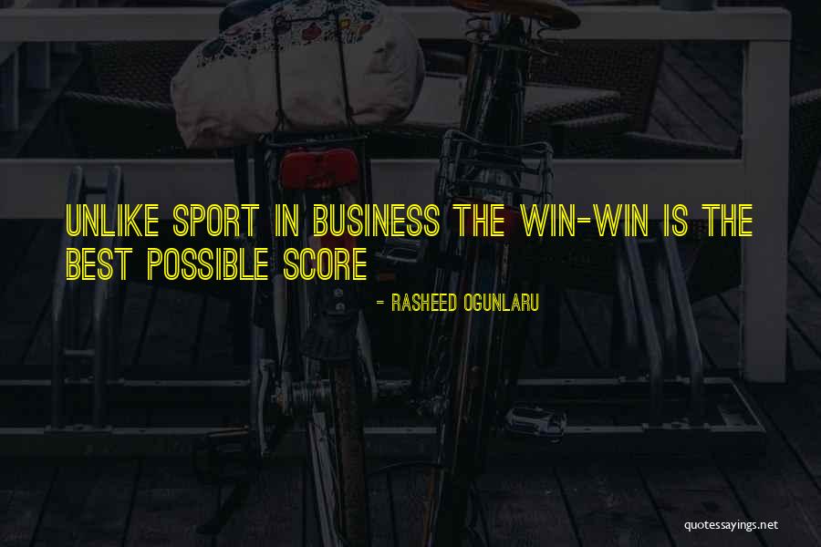 Win Sport Quotes By Rasheed Ogunlaru