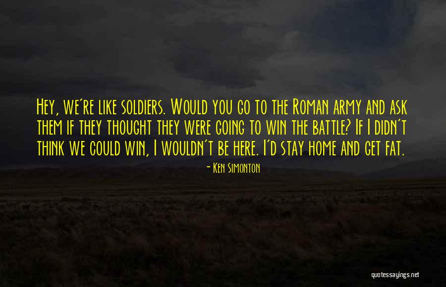 Win The Battle Quotes By Ken Simonton Win The Battle Quotes By Ken Simonton