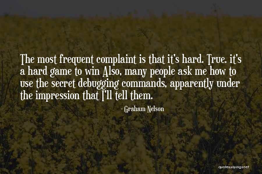 Win Them Quotes By Graham Nelson Win Them Quotes By Graham Nelson