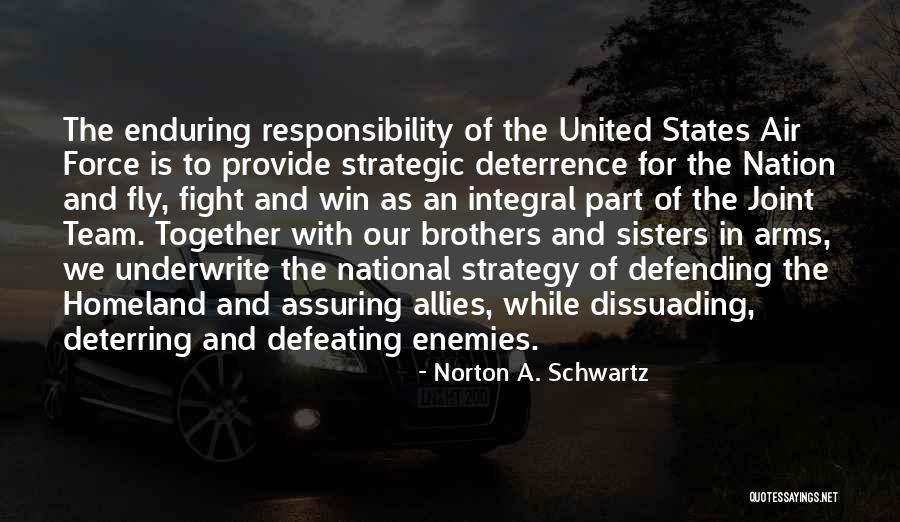 Win What States Quotes By Norton A. Schwartz Win What States Quotes By Norton A. Schwartz