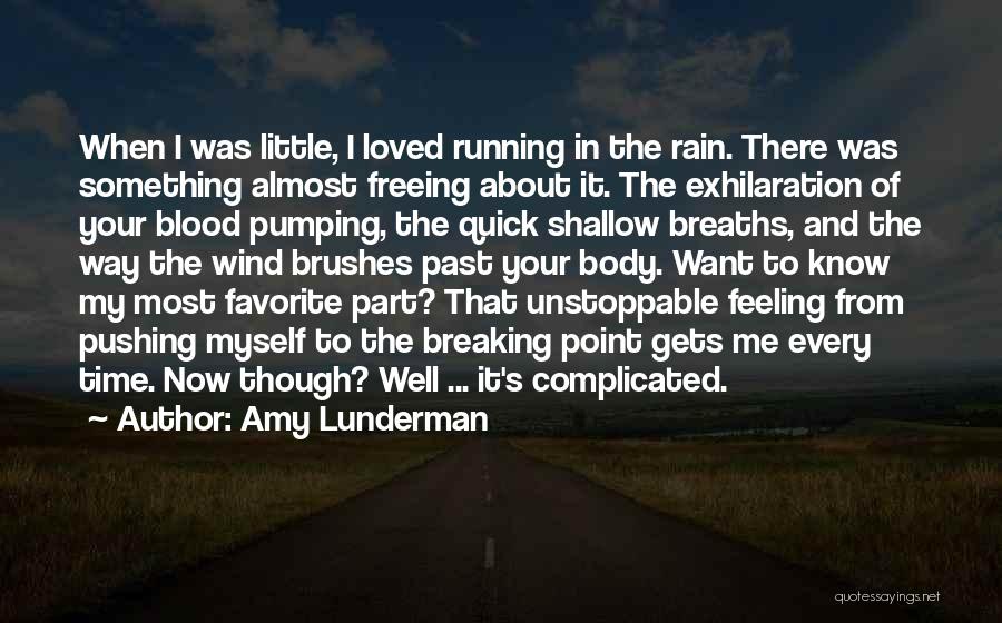 Wind And Rain Quotes By Amy Lunderman