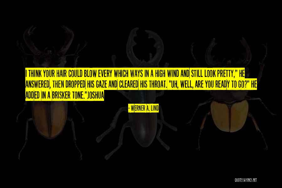 Wind Blow My Hair Quotes By Werner A. Lind Wind Blow My Hair Quotes By Werner A. Lind
