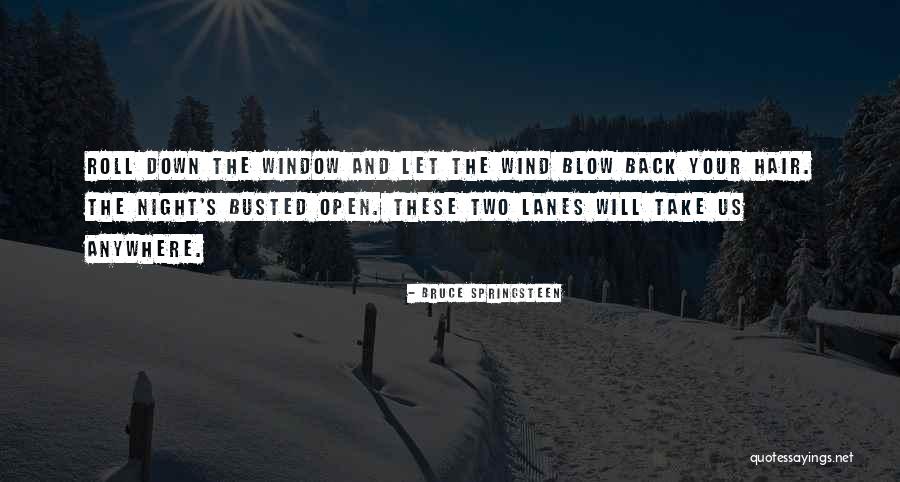 Wind Blow Quotes By Bruce Springsteen